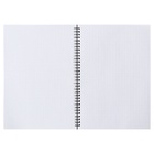 Тетрадь на спирали Calligrata A4, 48 листов, в клетку, блок офсет, чёрная - Фото 6