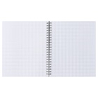 Тетрадь на спирали Calligrata A5, 48 листов, в клетку, пластиковая обложка, блок офсет, чёрная - Фото 6