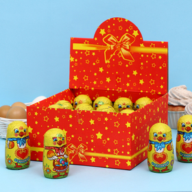 Кондитерское изделие "Забавные цыплята" с сюрпризом, 35 г (комплект 16 шт)