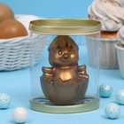 Шоколадная фигурка «Цыплёнок» в тубусе, кондитерская глазурь, 30 г - Фото 5