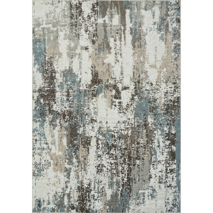 Ковёр прямоугольный Merinos Naturel, размер 200×290 см, голубой/бежевый - Фото 1