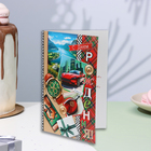 Открытка "С Днём Рождения!" тиснение, конгрев,  часы,12,5х19,4 см (комплект 10 шт) - фото 23676335