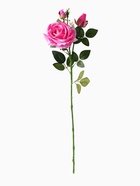 Цветы искусственные "Роза Вхите" 66 см, розовый - фото 809120861