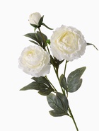 Цветы искусственные "Пион Эльза" d-10 см 64 см, белый - фото 809157217