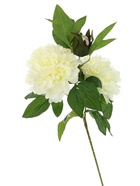 Цветы искусственные "Пион снежный пик" d-14 см 61 см, белый - фото 809472058