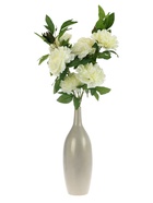 Цветы искусственные "Пион снежный пик" d-14 см 61 см, белый - фото 809524790