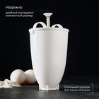 УЦЕНКА Форма для пончиков Доляна, 10×19 см, цвет белый - Фото 4