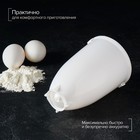 УЦЕНКА Форма для пончиков Доляна, 10×19 см, цвет белый - Фото 5