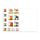 Набор наклеек для детского сада "Животные" 3 набора по 36 штук - фото 23666439