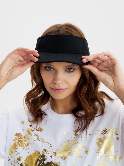 Козырек женский MINAKU, цвет черный, р-р 58