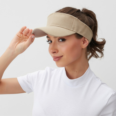 Козырек женский MINAKU, цвет бежевый, р-р 58