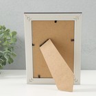 Фоторамка пластик 10х15 см "Кракелюр. Чёрное на белом" 13,5х18,7 см - фото 23631973