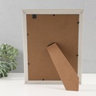 Фоторамка пластик формат А4 "Кракелюр. Золото на белом" 24,4х33,3 см - фото 23632021