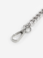 Ручка для сумки, бамбук, с цепочками и карабинами, 60 см, цвет серебряный - Фото 4