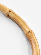 Ручка для сумки, бамбук, с цепочками и карабинами, 60 см, цвет серебряный - Фото 5