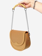 Ручка для сумки, бамбук, с цепочками и карабинами, 60 см, цвет серебряный 9898305