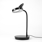 Лупа настольная 5х, линза 90 мм, чёрная - Фото 1