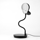 Лупа настольная 5х, линза 90 мм, чёрная - Фото 2