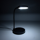 Лупа настольная 5х, линза 90 мм, чёрная - Фото 4