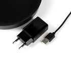 Лупа настольная 5х, линза 90 мм, чёрная - Фото 6