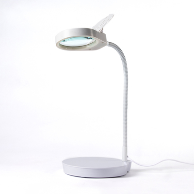 Лупа настольная 5х, линза 90 мм, белая