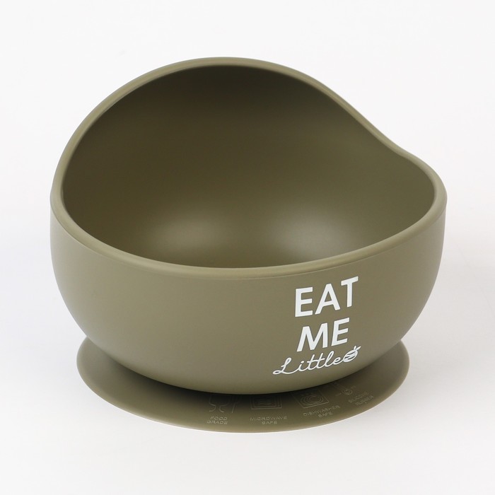 Набор для кормления: нагрудник, тарелка на присоске, ложка, M&B, зеленый - фото 1908027990