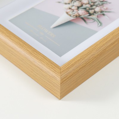 Фоторамка МДФ на 1 фото 10х15 см "Альркер" паспарту 17х3х22 см