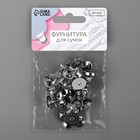 Кнопки магнитные, установочные, d=14 мм, 10 шт., цвет серебряный - Фото 4