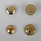 Кнопки магнитные, установочные, d = 14 мм, 10 шт, цвет золотой - Фото 2