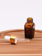 Бутылочка для хранения, с пипеткой, 10 мл, цвет коричневый, золотой - Фото 3