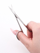 Ножницы маникюрные Premium, загнутые, узкие, 10 см - Фото 5