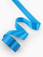 Лента атласная, 40 мм, 23±1 м, тёмно-голубая - Фото 3