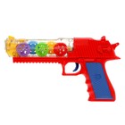Пистолет с шестерёнками, эффект дыма ,свет ,звук ,работает от батареек , в ПАКЕТЕ - фото 24515445