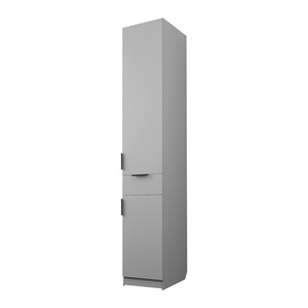 Пенал «Экон», 400×520×2300 мм, 1 ящик, штанга, правый, цвет серый шагрень