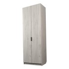 Шкаф 2-х дверный «Экон», 800×520×2300 мм, штанга, цвет дуб крафт белый - Фото 1