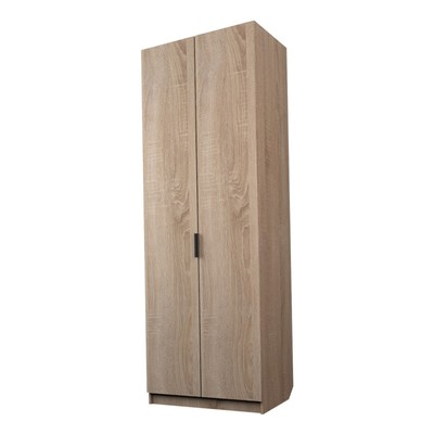 Шкаф 2-х дверный «Экон», 800×520×2300 мм, штанга, цвет дуб сонома