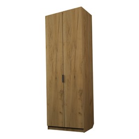 Шкаф 2-х дверный «Экон», 800×520×2300 мм, полки, цвет дуб крафт золотой
