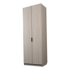 Шкаф 2-х дверный «Экон», 800×520×2300 мм, штанга и полки, цвет ясень шимо светлый - Фото 1