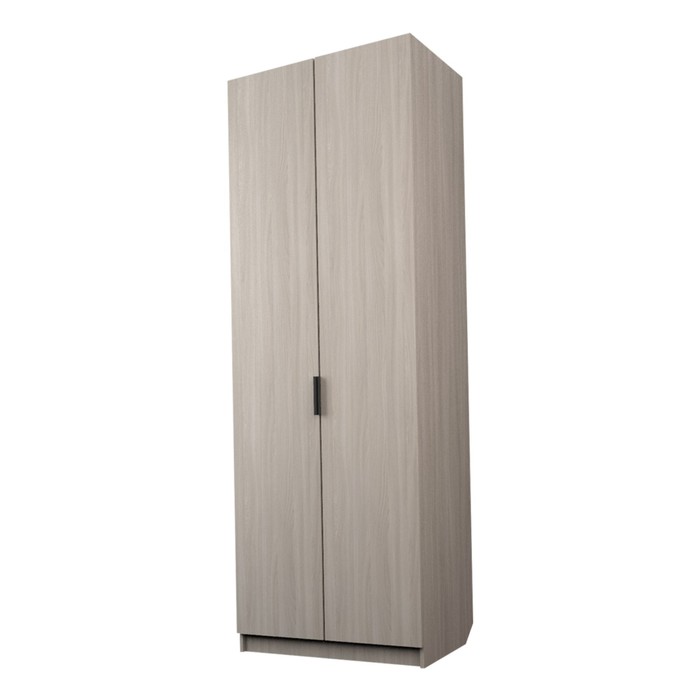Шкаф 2-х дверный «Экон», 800×520×2300 мм, штанга и полки, цвет ясень шимо светлый - Фото 1