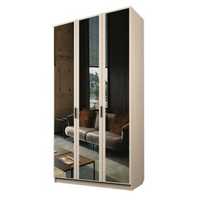 Шкаф 3-х дверный «Экон», 1200×520×2300 мм, 3 зеркала, цвет дуб молочный