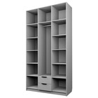 Шкаф трехдверный «Аллоджио. Экон», 2 ящика, 3 зеркала, 1200×520×2300 мм, цвет дуб крафт золотой  (артикул 10302116)  большой выбор товаров оптом и в розницу по низким ценам с доставкой