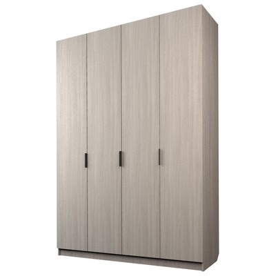 Шкаф 4-х дверный «Экон», 1600×520×2300 мм, цвет ясень шимо светлый