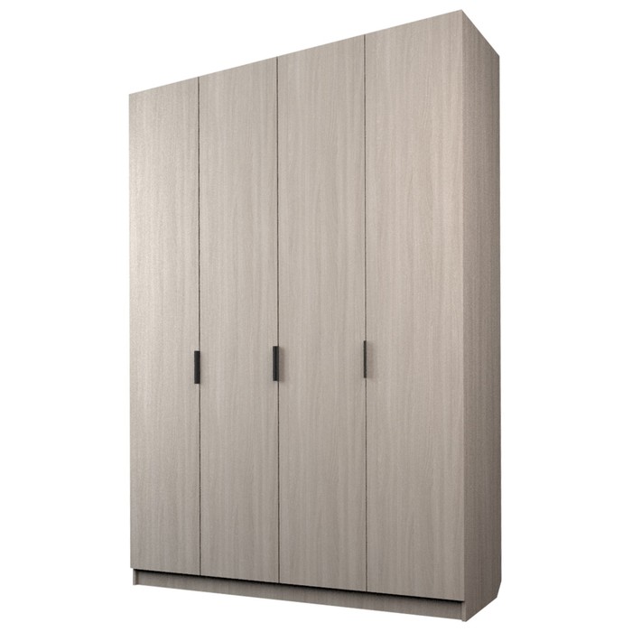 Шкаф 4-х дверный «Экон», 1600×520×2300 мм, цвет ясень шимо светлый - Фото 1