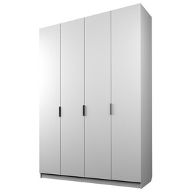 Шкаф 4-х дверный «Экон», 1600×520×2300 мм, цвет белый