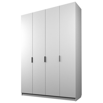Шкаф четырёхдверный «Аллоджио. Экон», 1600×520×2300 мм, цвет белый