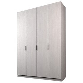 Шкаф 4-х дверный «Экон», 1600×520×2300 мм, цвет ясень анкор светлый