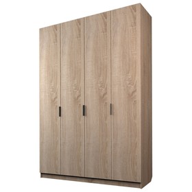 Шкаф 4-х дверный «Экон», 1600×520×2300 мм, цвет дуб сонома