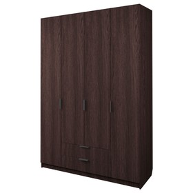 Шкаф 4-х дверный «Экон», 1600×520×2300 мм, 2 ящика, цвет венге