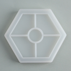 Подставка из гипса. Набор для создания поддона с красками «Шестиугольник» - Фото 3