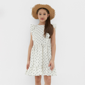 Платье для девочки MINAKU, цвет белый, рост 158 см